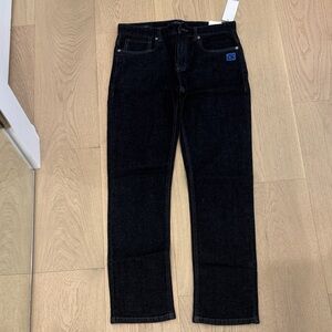 Calvin Klein Men's Black Straight Jeans